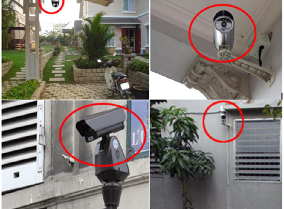 Kết quả hình ảnh cho Những vị trí cần lắp đặt camera an ninh cho công trình.