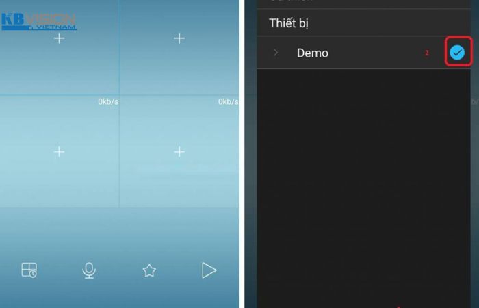 Vào mục quản lý thiết bị để thêm 