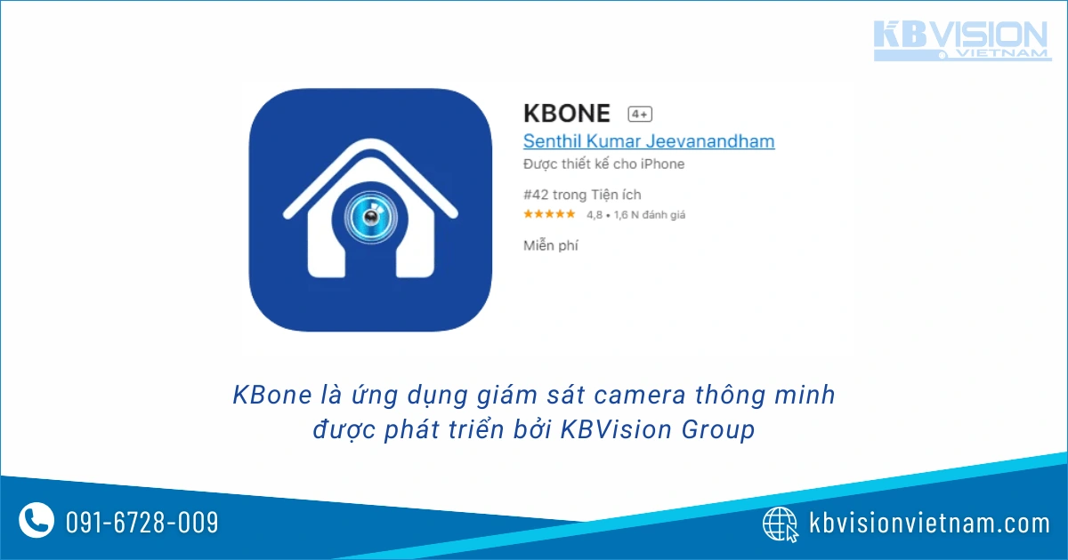 KBone là ứng dụng camera giám sát